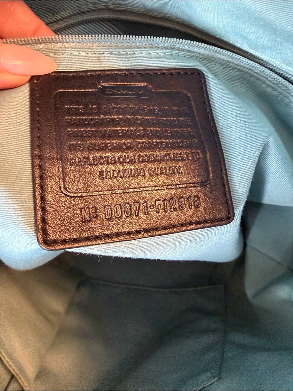 Vintage Y2K Coach Soho Signature Patchwork Tote F12318 Brown Khaki handbag purse - Picture 2 of 8